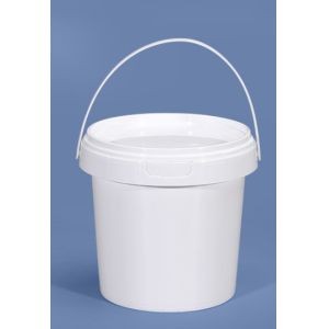 Screen Printing Plastic Food Bucket Lightweight With PP / HDPE Material