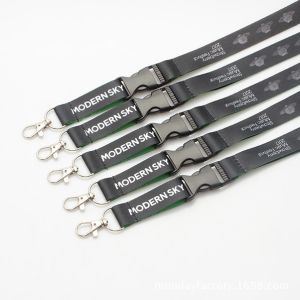 Wholesale 1&quot; Wide Double-Layered Woven-In Lanyard, Cheap custom lanyards for giveaways and trade shows. from china suppliers