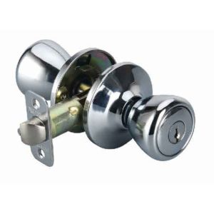 Zinc Alloy and Crystal Material Knob Door Lock BK Privacy Antitheft Standard A Privacy Function