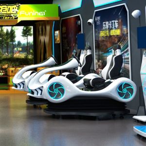 Immersive Virtual Reality Racing Kart For Indoor Amusement Parks