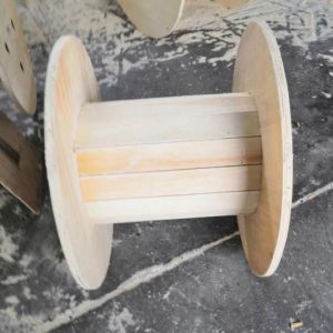 Environmentally Friendly Small Wooden Cable Reel Empty Small Wooden Cable Spool