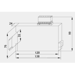 Class 0.5 Input AC 0-5a 0-1a Electric Current Transducers 4-20mA Output