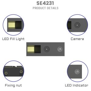 ASE4231 QR CMOS PDA 1D 2D Laser Ccd High Embedded Portable Barcode Reader Module