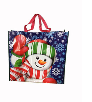 Quality Customized PP Woven Grocery Tote Bag With Eco Friendly Inks for sale