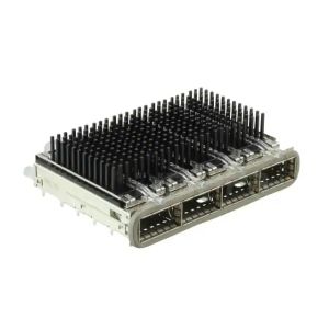 TE 2170785-6 ZQSFP+ Cage Ganged (1 x 4) with Heat Sink Connector Included