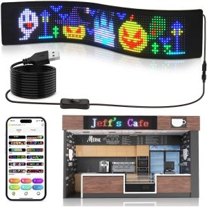 USB Input Interface Bluetooth App Controlled Outdoor LED Screen for Car Control