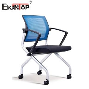 Mesh Back Office Chair With Wheel Casters And Adjustable Armrests
