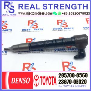Common Rail Fuel Injector 295700-0560 23670-0E020 For Toyota Hilux 2GD-FTV