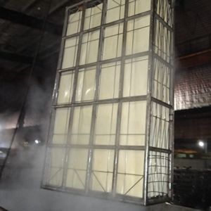 Brown Color H258 Engineered Ebony Wood Veneer Slice Cut Fleeced Back For Door