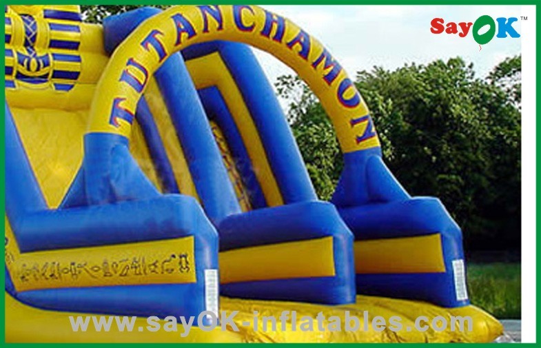 Inflatable Slip And Slide Inflatable Bouncer Slider For Happiness Castle