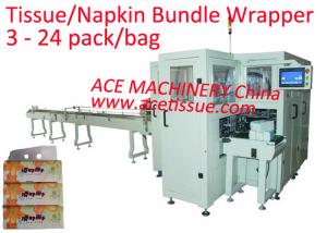 China Fully Automatic Facial Tissue Packing Line Fault Tracked Napkin Packing Machine on sale