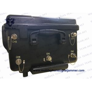 Waterproof Portable Vehicle Bomb Cell Phone Signal Jammer With DDS Convoy