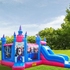 Custom Logo Printed Accessory Packing Bag Inflatable House Bounce for Easy Setup