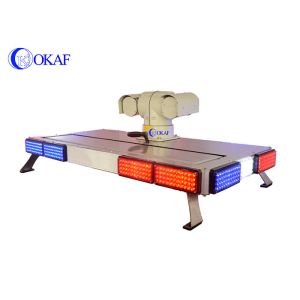 Strobe Lightbar PTZ Surveillance Camera 30FPS For Warning