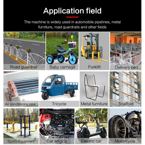 Direct Sales Greenhouse Nine Wheel Pipe Bender Rolling Machine