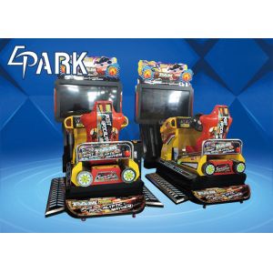 Indoor 3D Film Dynamic Chair Arcade Racing Simulator / Car Driving Game Machine