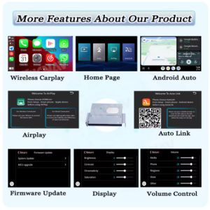 Viknav Linux System Decoder Box Apple Android Wireless Auto CarPlay For Toyota
