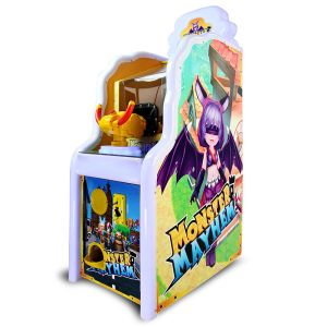 Lottery Ticket Monster Invasion Arcade Shooting Machine Coin Pusher Type