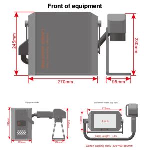 New Condition Handheld Laser Printer Portable Fiber Marking Machine for Wood