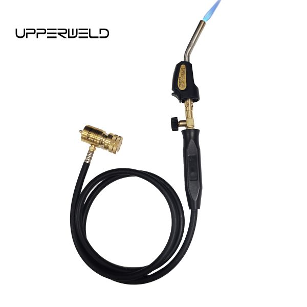 Brazing MAPP Torch Propane Turbo Heating Torch for Refrigeration HVAC Black