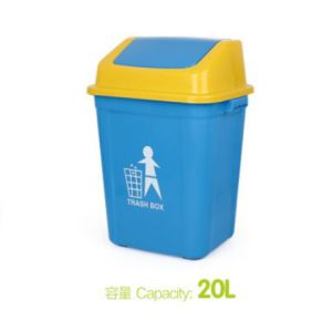Wholesale Swingtop Wastebasket, Swing-Lid Trash Can, Trash Can Swing Door Lid, Swing Top Lid for Med from china suppliers