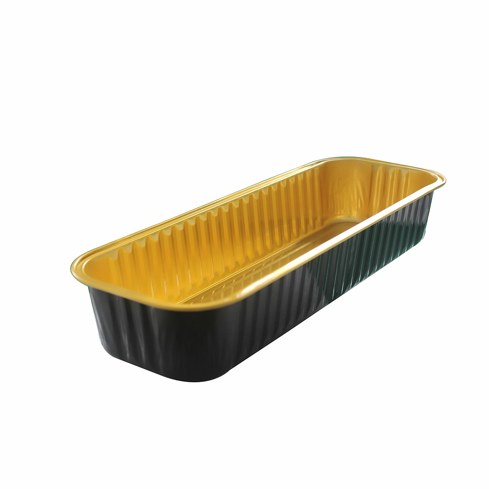 Disposable Rectangle Aluminum Foil Baking Pan for Fast Food and Baking Bread Loaf