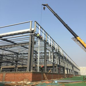 Prefabricated Steel Structure Plant Q355 Q235 Erection Maize Processing Mill
