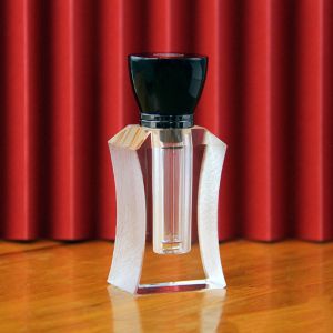 Arabian 5ml Empty Black Crystal Cap Clear Glass Man'S Perfume Bottle Essential