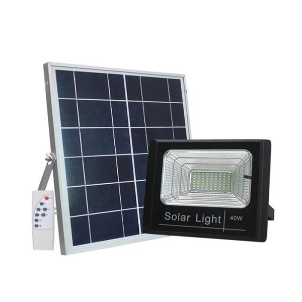 Quality 6000Lm Led Flood Light With Solar Panel Waterproof IP65 White Light For Garden for sale