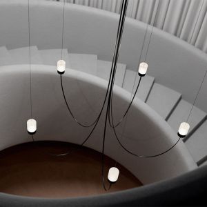 Wholesale Nordic led black spider chandeleir minimalist design dining room decoration Moooi Gravity Chandelier(WH-MI-337) from china suppliers