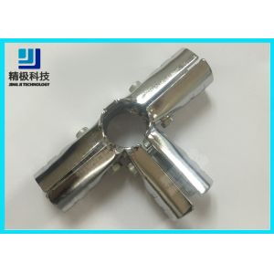 T Shape Vertical Metal Joint Chroming Connector For Industrial Stage HJ-3D