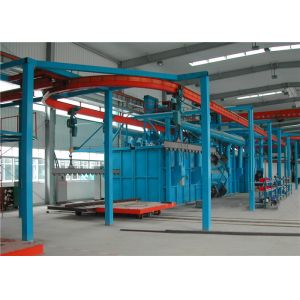 Overhead Chain Continuous Hanger Type Shot Blasting Machine For Heat Treated