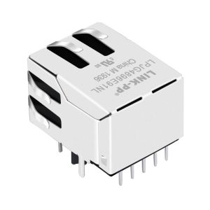 RJLBG-014TC1 Gigabit Single Port Rj45 Female Connector With LEDs LPJG4896E91NL