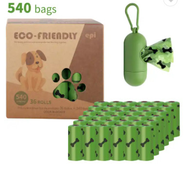Custom Cornstarch Dog Poop Bag 100% Biodegradable Eco Friendly Compostable Poop Bag