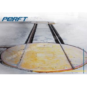 Wholesale Customized Industrial Material Handling Turntable with Rails for Material Turnover of Rail Transfer Car from china suppliers