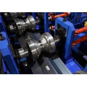 Two Wave Highway Guardrail Roll Forming Machine Galvanized W Beam Type