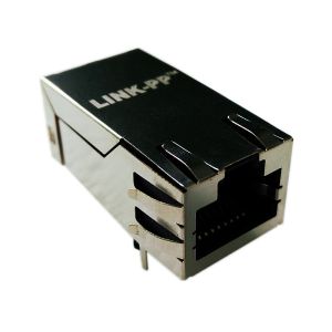 Wholesale 0816-1X1T-23-F Magnetic RJ45 Jack , LPJK0071CNL IEEE 802.3u 100BASE-T from china suppliers