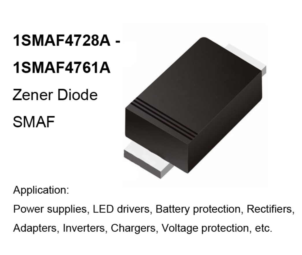 Wholesale SMAF Package Outline Silicon Planar Zener Diodes Voltage Regulation Components Ideal for Electronic Circuit Protection Applications from china suppliers