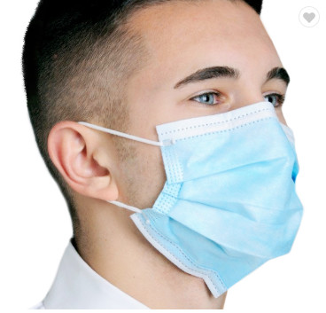 Quality 3 Layer Ply Nonwoven Dust-proof and Fog-proof Earloop Disposable Face Mouth Masks Fast Shipping for sale
