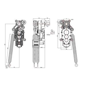 IP44 Aluminum Alloy Gear Reduction Boom Barrier Gate for Outdoor Parking and