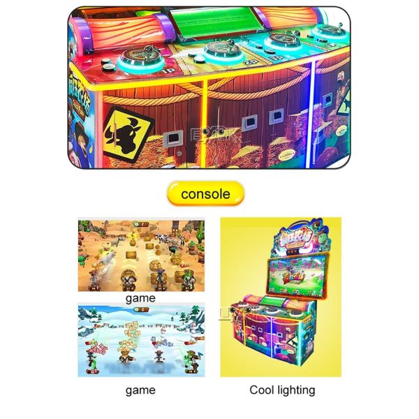 Crazy Farm Redemption Arcade Ticket Machine Coin Operated