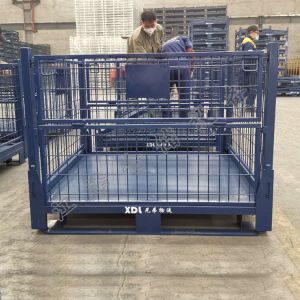 Foldable Stillage Pallet Cage Depth 800mm With Padlock Locking System