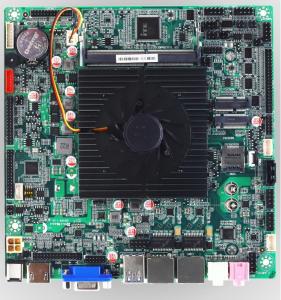 China Intel N5105 CPU Mini ITX Thin Motherboard 2LAN 6COM 8USB SIM Socket on sale