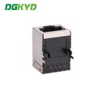Single Cell RJ45 With Filter Socket 100M Crystal Head Interface Mother Base