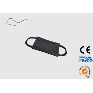 China Black PP 3 Ply Surgical Face Mask Dust Protection ISO Certification on sale