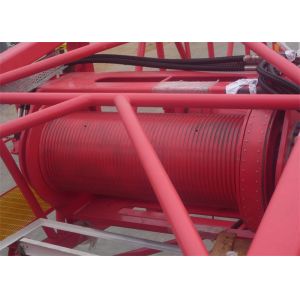 Multilayer Grooved Drum Electric Cable Pulling Winch Hydraulic System