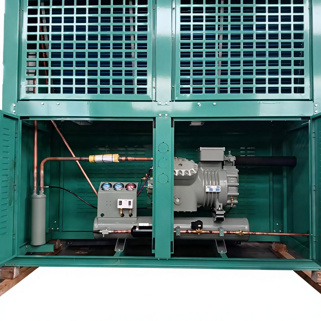 Super Durable Bitzer V-type Semi-enclosed Condensing Unit - This Is the Food Cooling System