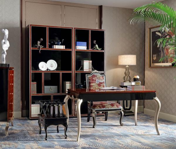 Villa house Furniture Shoecase with drawers Ebony wood shoe cabinets for Hall furniture from China factory