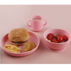 OEM Custom Waterproof Soft Silicone Baby Feeding Kit BPA Free