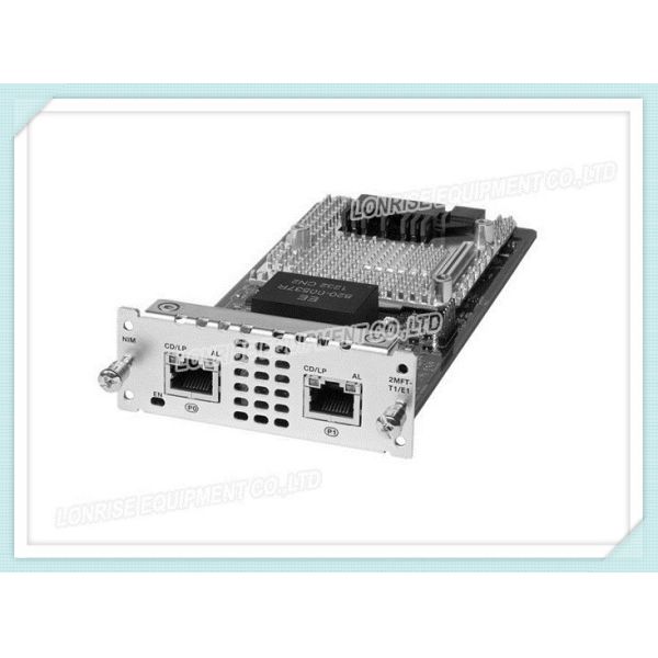 NIM-2MFT-T1/E1 Cisco 2 Port Multi Flex Trunk Voice / Clear Channel Data T1/E1